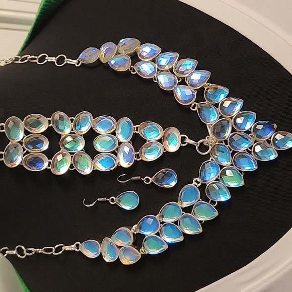 Gorgeous Mystic Topaz Set - NWOT - Picture 6 of 10